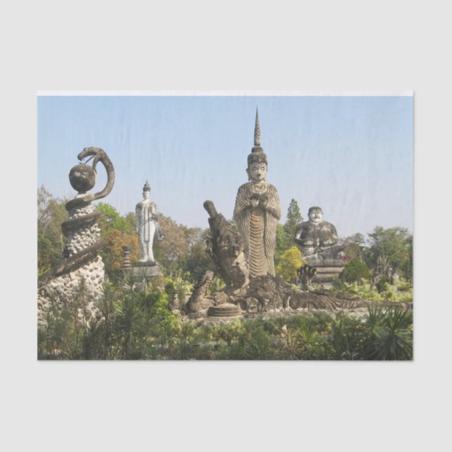 Sala Keo Kou, Nong Khai, Thailand Tissue Paper (Front)