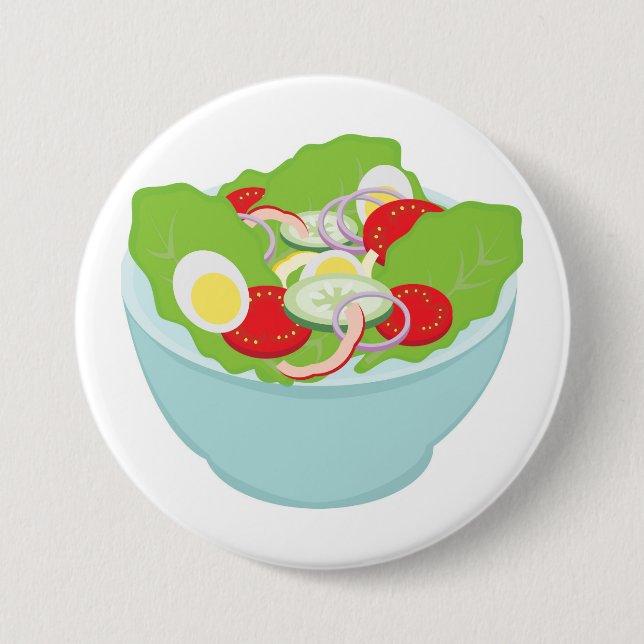 Salad 7.5 Cm Round Badge (Front)