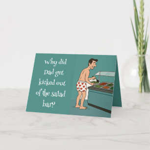 🥗 “Salad Bar Dad” Father’s Day Thank You Card