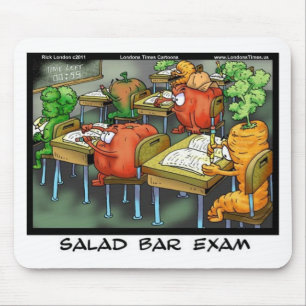 Salad Bar Exam Funny Gifts Tees Cards & Mugs Mouse Pad