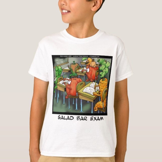 Salad Bar Exam Funny T-Shirt (Front)