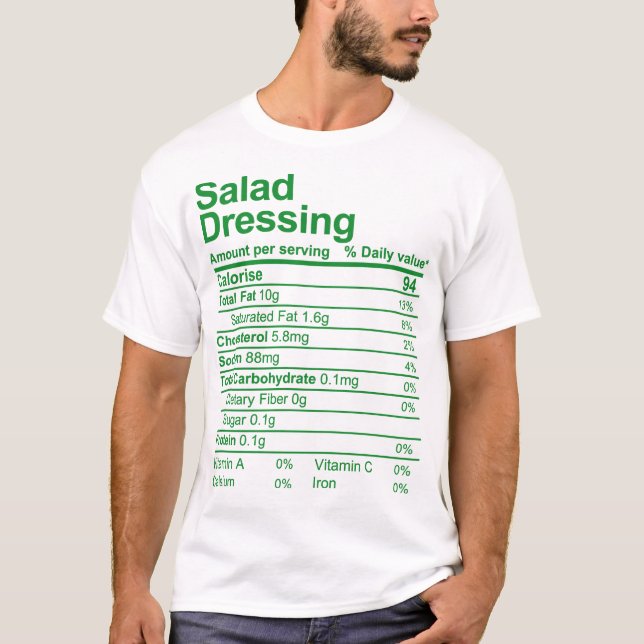 Salad Dressing  T-Shirt (Front)
