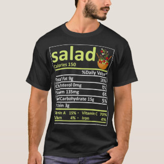 Salad Nutrition Family Matching Funny Thanksgiving T-Shirt