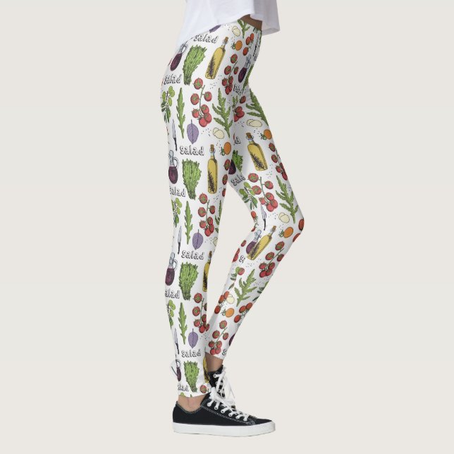 Salad Pattern leggings (Right)