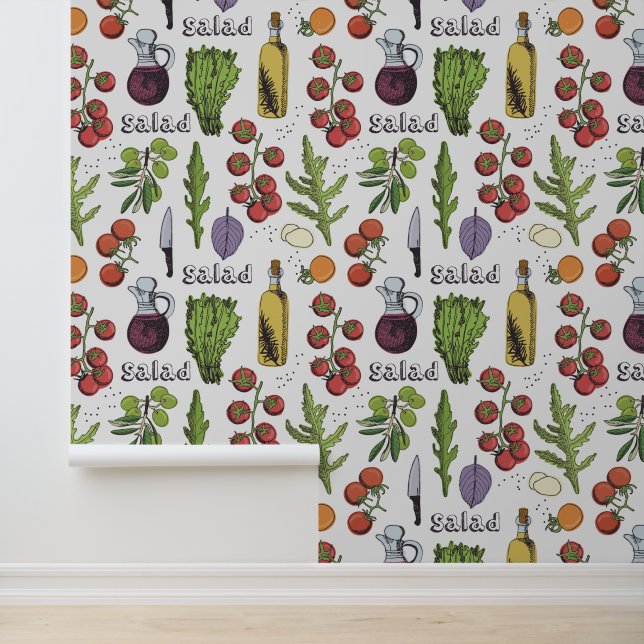 Salad Pattern Wallpaper (Application)