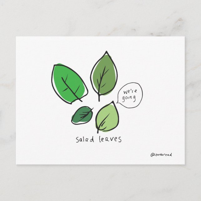 salad postcard (Front)