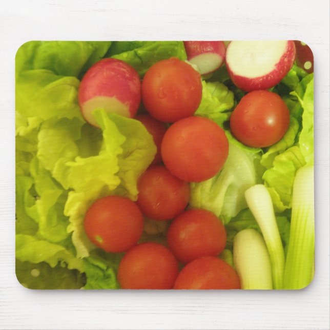 Salad Vegetables Mousepad (Front)
