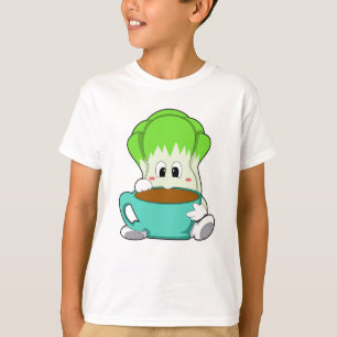 Salad with Cup of Coffee T-Shirt