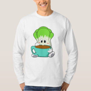 Salad with Cup of Coffee T-Shirt