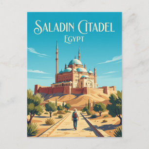 Saladin Citadel Egypt Postcard