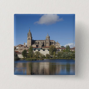 Salamanca Cathedrals and town 15 Cm Square Badge