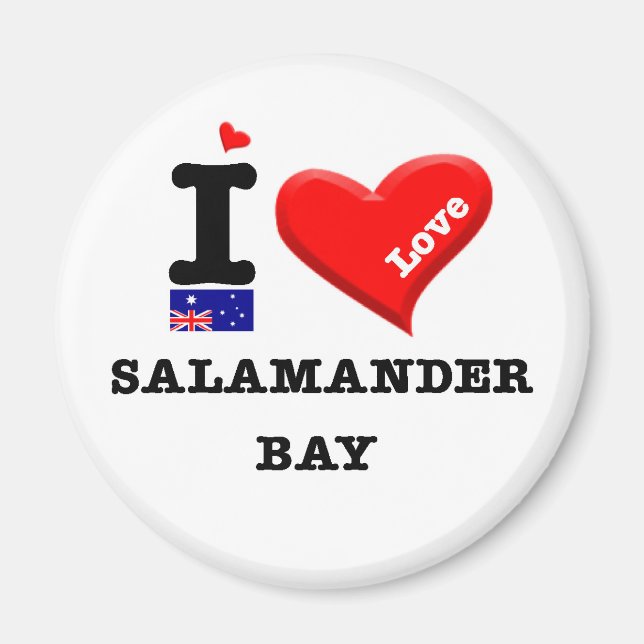 SALAMANDER BAY - I Love Magnet (Front)