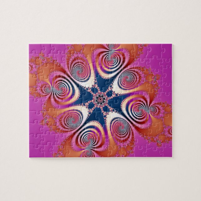 Salamander - Fractal Art Jigsaw Puzzle (Horizontal)