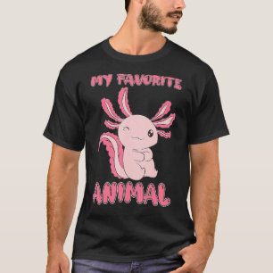 Salamander Mexican Amphibian Animal Lover Axolotl T-Shirt