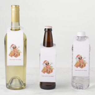 salami-brate the holidays! bottle tag