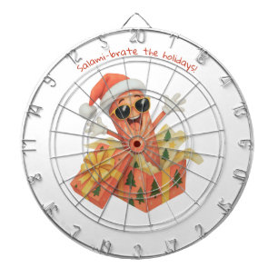 salami-brate the holidays! dartboard