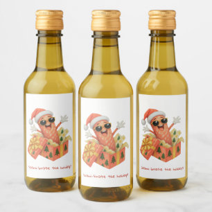 salami-brate the holidays! wine label