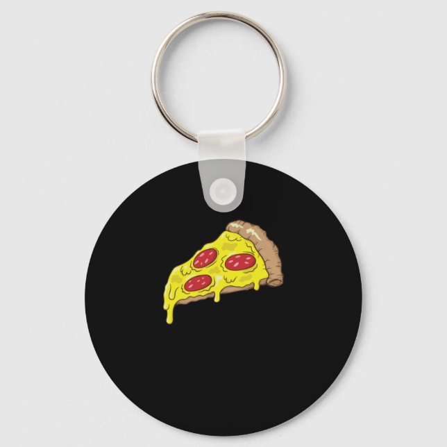 Salami Pizza Key Ring (Front)