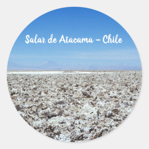 Salar de Atacama - Atacama desert, Chile Classic Round Sticker