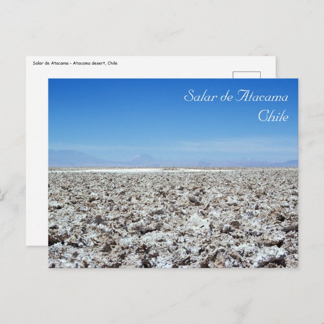Salar de Atacama - Atacama desert, Chile Postcard (Front/Back)