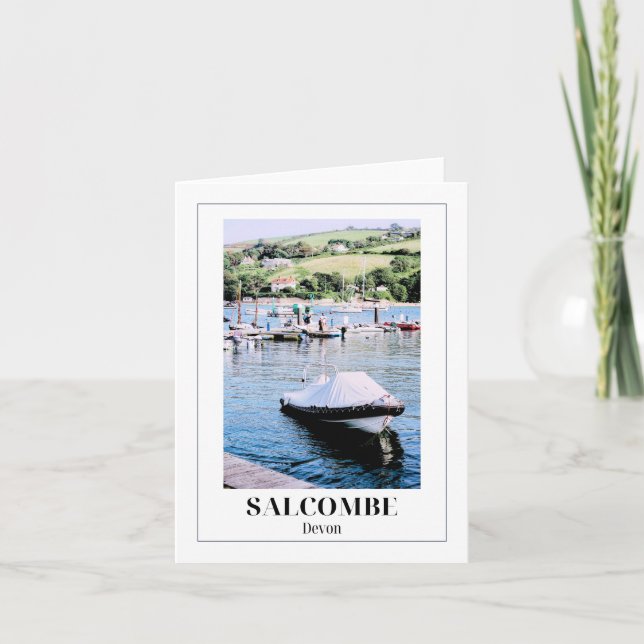 Salcombe, Devon Card (Front)