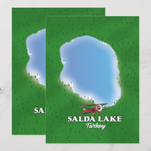 Salda Lake Turkey map
