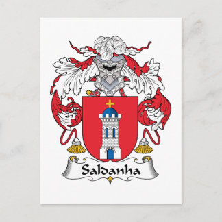 Saldanha Family Crest Postcard