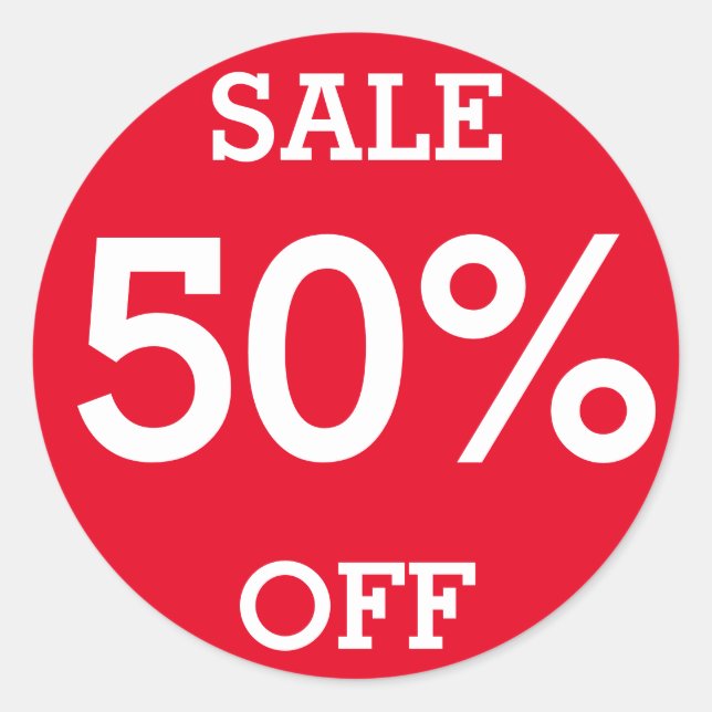 SALE 50% OFF changeable Oval shape Classic Round Sticker (Front)