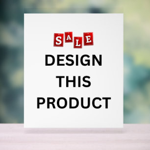 SALE! Acrylic Sign 11" x 14" - Custom