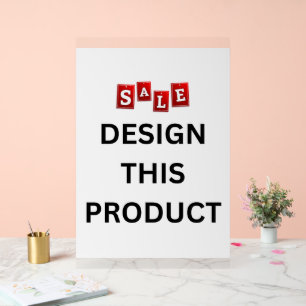 SALE! Acrylic Sign 20" x 30" - Custom