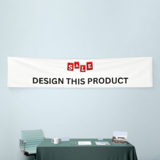 SALE! Banner - 2.5' x 12' - Indoor - Custom
