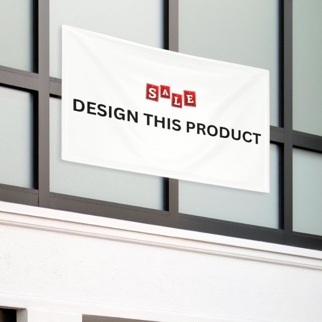 SALE! Banner - 4'x6' - Outdoor - Custom (Outside Building)