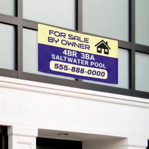 "Sale by Owner" customized banner