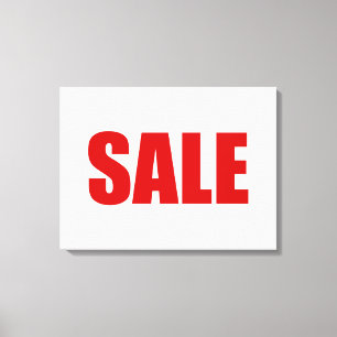 SALE CANVAS PRINT