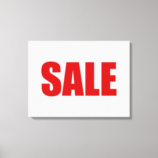 SALE CANVAS PRINT (Front)