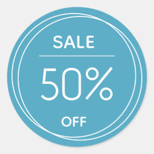 Sale discount sticker basic simple promo business