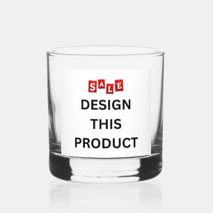 SALE! Glass - On the Rocks - 12 oz - Set of 1