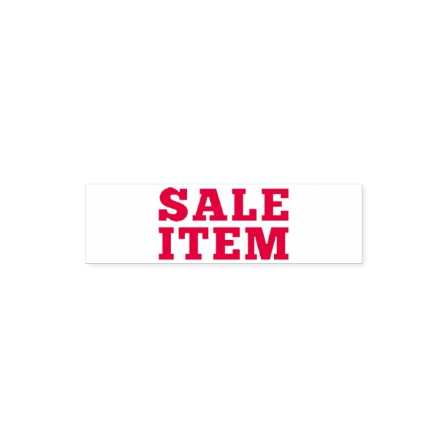Sale Item for Small Retail Business Self-inking Stamp (Design)