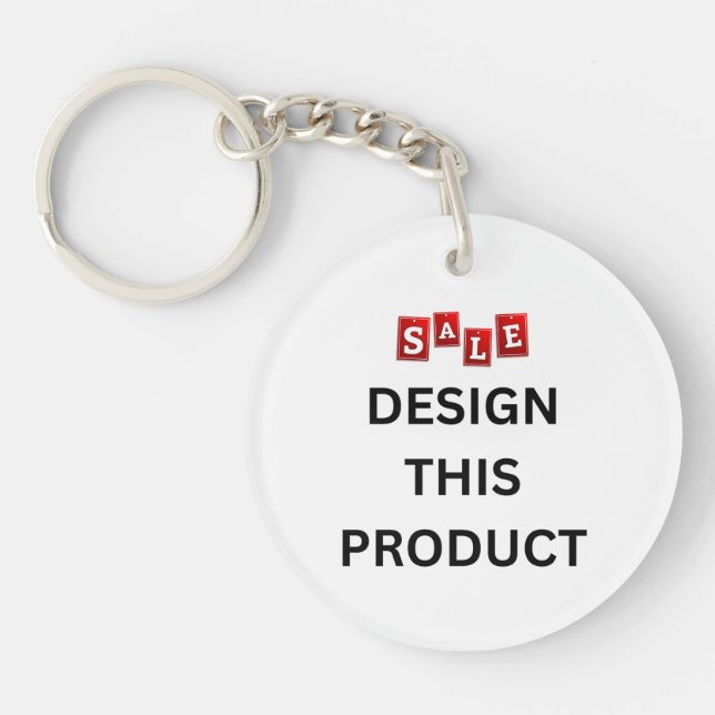 SALE! Keychain - Acrylic Circle (single-sided) (Front)