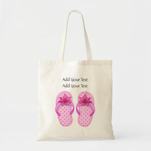 Sale - Little Pink Flip Flops Tote by SRF