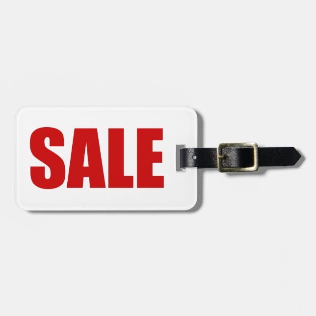 SALE LUGGAGE TAG (Front Horizontal)