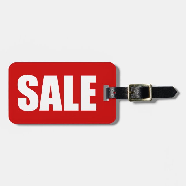 SALE LUGGAGE TAG (Front Horizontal)