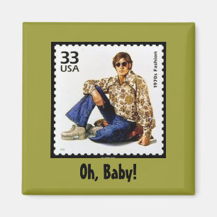 SALE MAGNET - Groovy Vintage Hunka-Hunka Guy