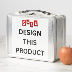SALE! Metal Lunchbox - Stainless - Custom