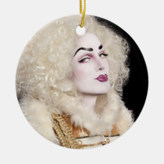 SALE! NEW Santa Poppy Ornament! Ceramic Tree Decoration