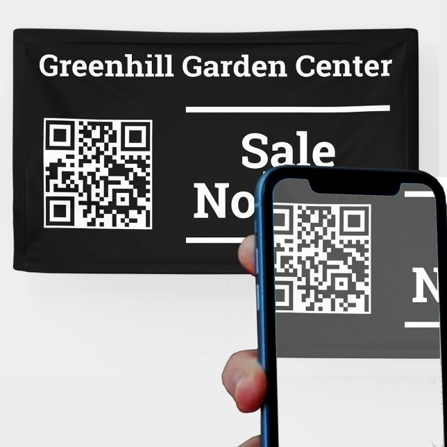 Sale Now On with QR Code Banner (Creator Uploaded)
