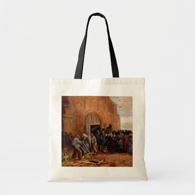 Sale of Building Scrap by Vincent van Gogh Tote Bag (Front)