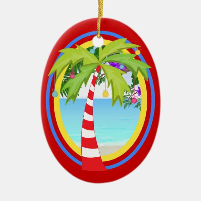 SALE! Paradise Christmas Tree Ceramic Tree Decoration (Front)