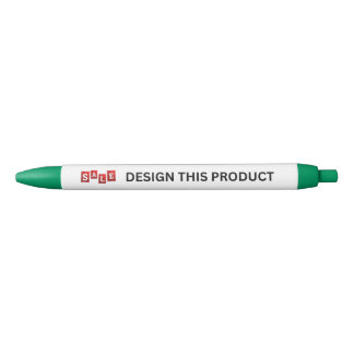 SALE! Pen - Red ink - Custom - Green - Set of 2
