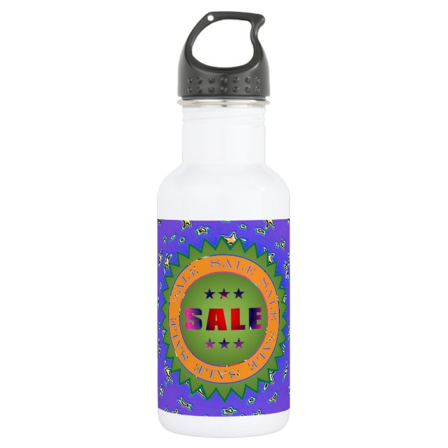 Sale Sticker 532 Ml Water Bottle (Front)